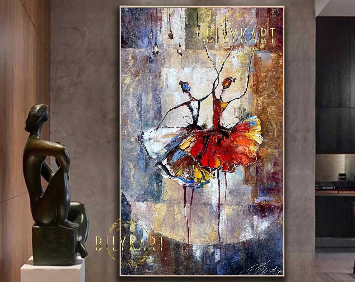 Ballerina Painting, Ballet Dance Studio Art Print