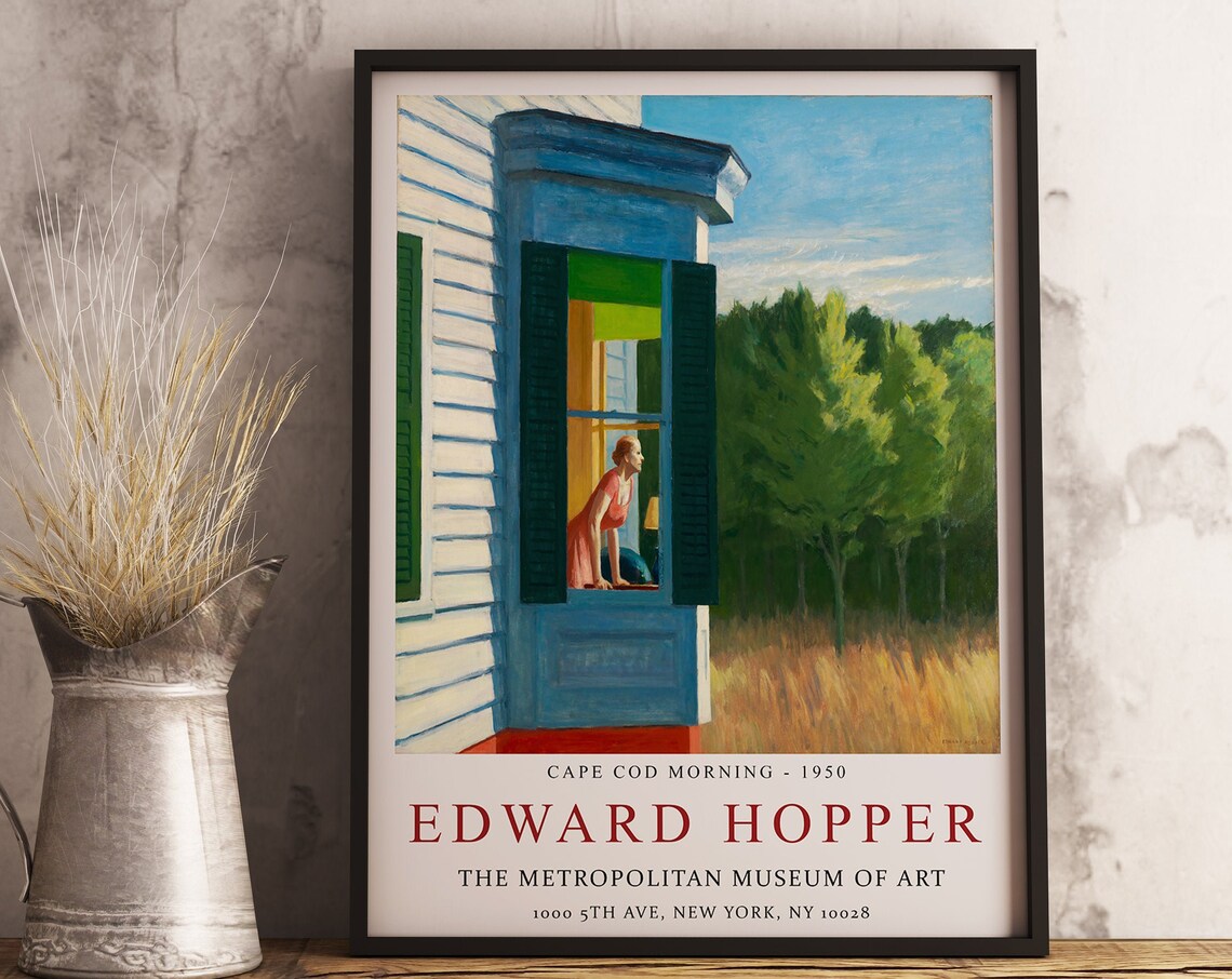 Edward Hopper Cape Cod Morning Exhibition Poster - Image 3