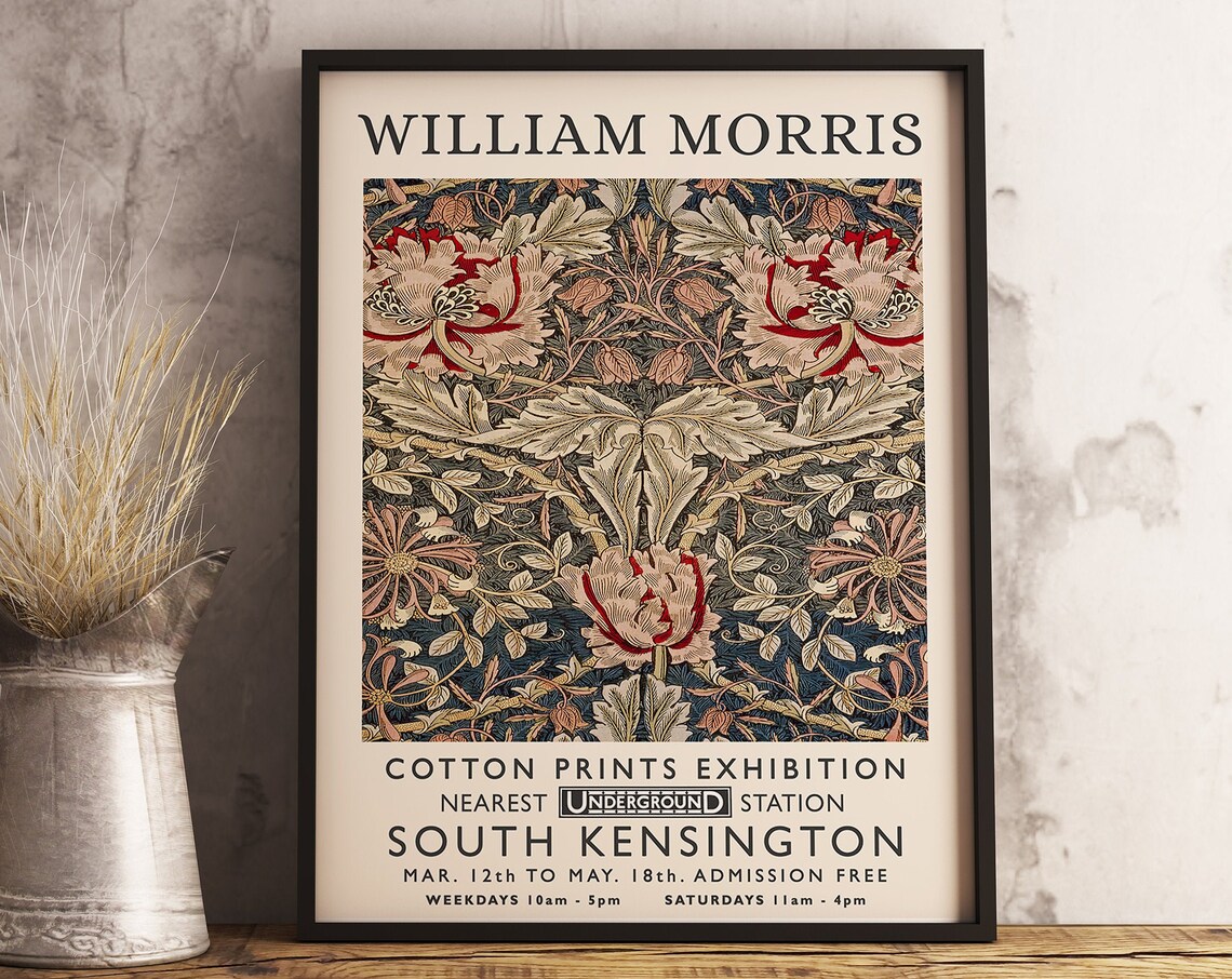 William Morris Exhibition Wall Art Print - Image 3