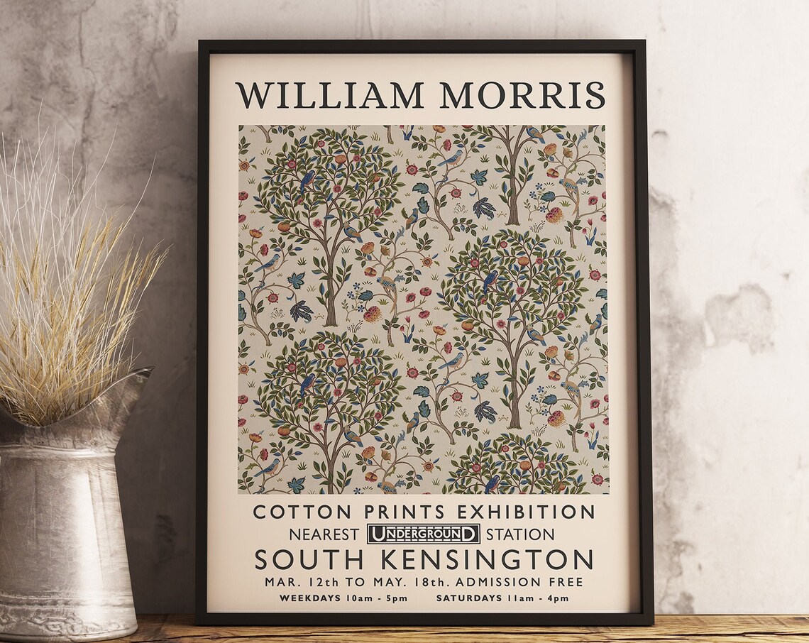 William Morris Vintage Textiles Poster Print - Image 3