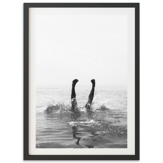 Coastal Beach Photography Vintage Art Print
