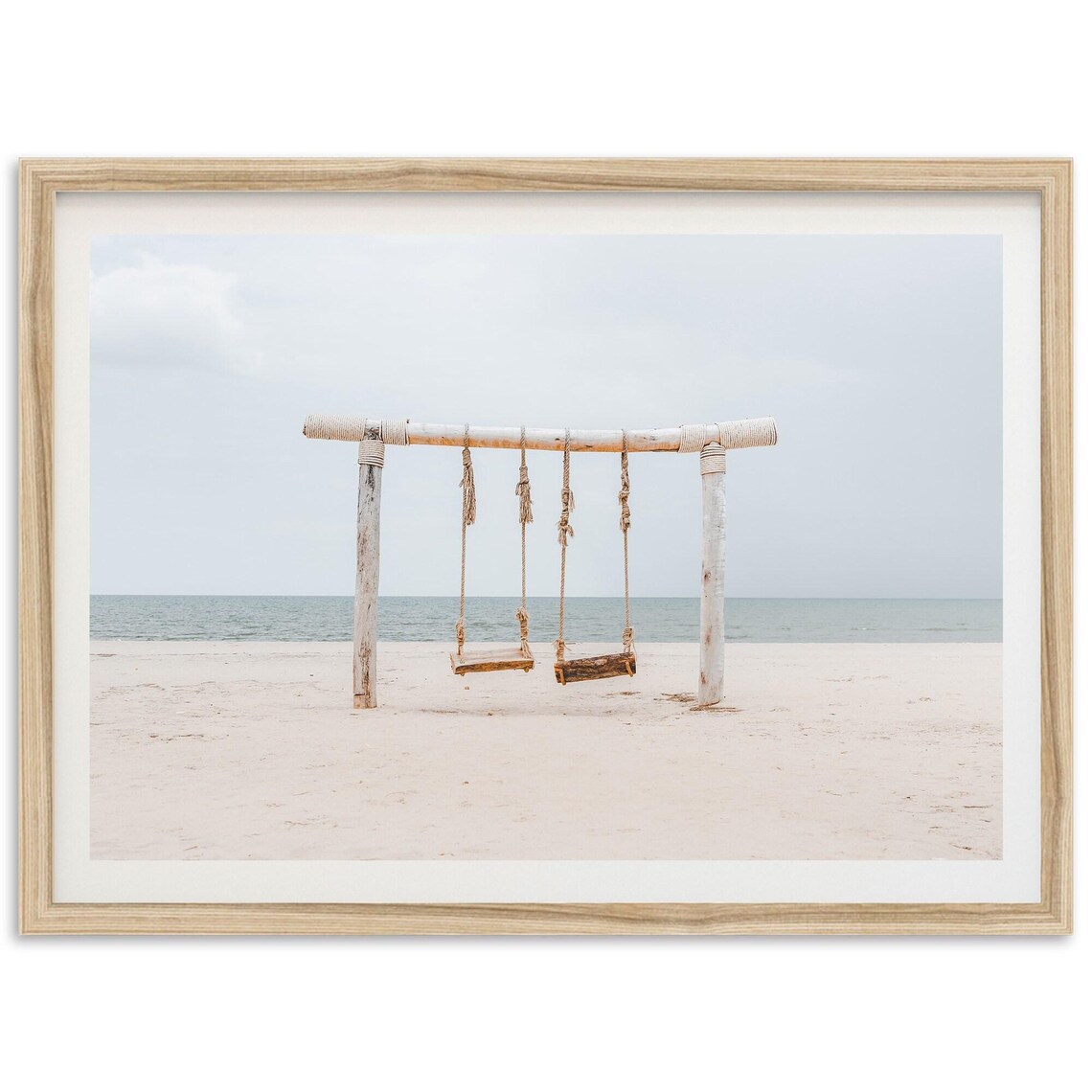 Boho Coastal Ocean Beach Art Print, Grandmother
