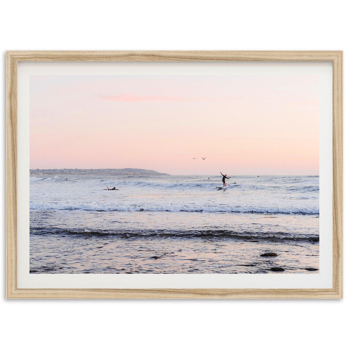 San Diego Beach Photography, Vintage Coastal Art Print