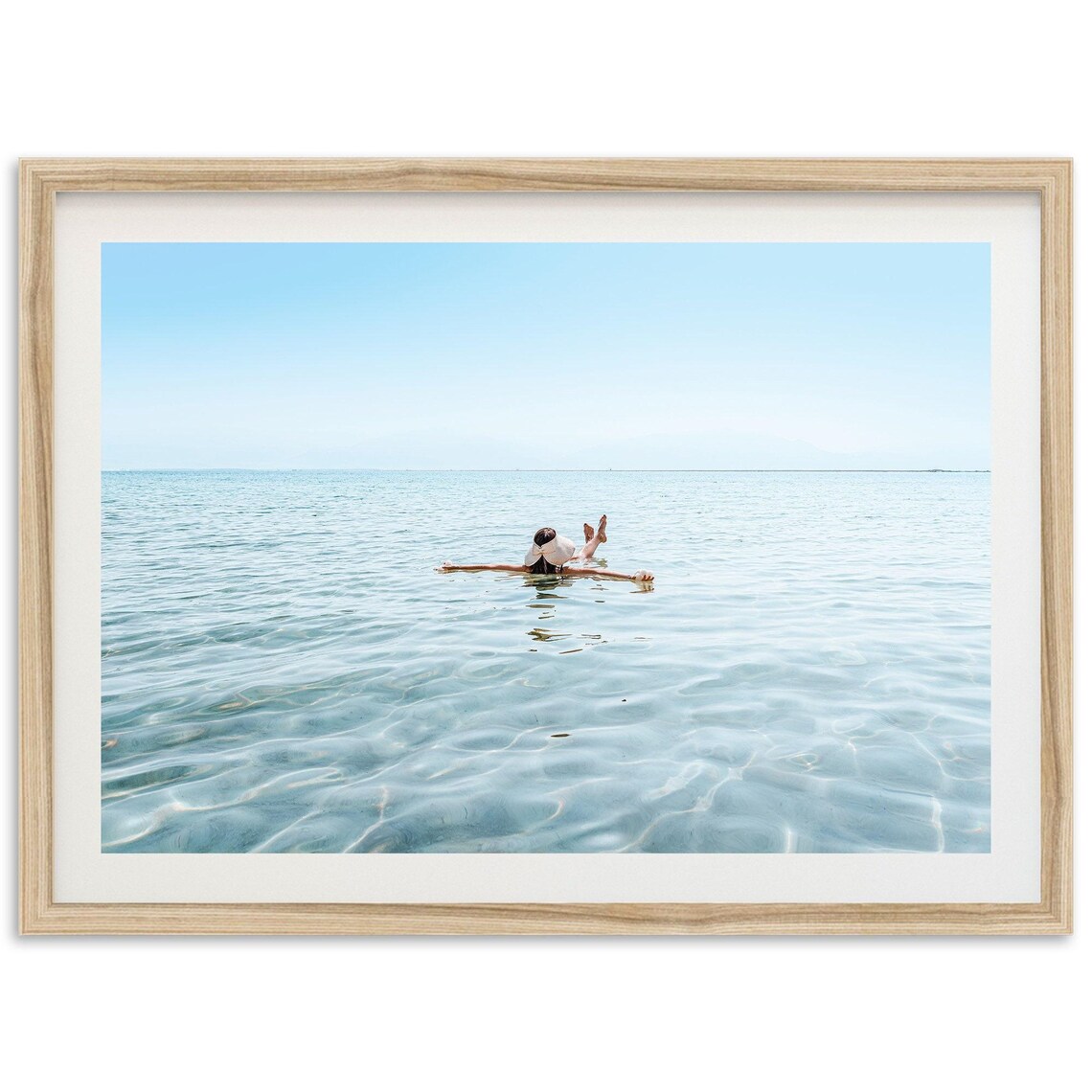 Modern Coastal Life Poster, Ocean Beach Photography
