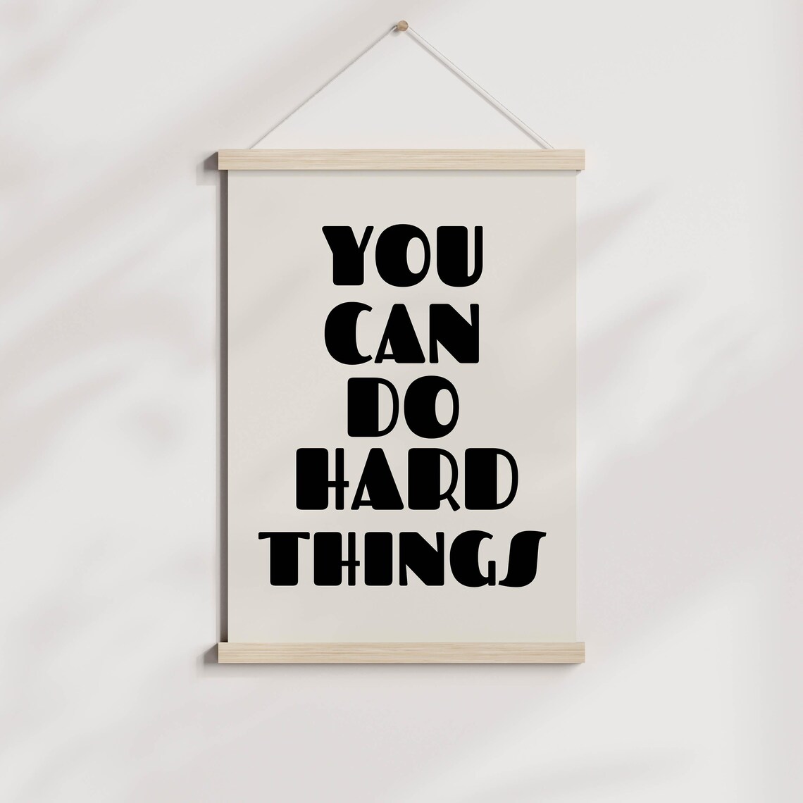 You Can Do Hard Things, Art Deco Motivational Poster - Image 3