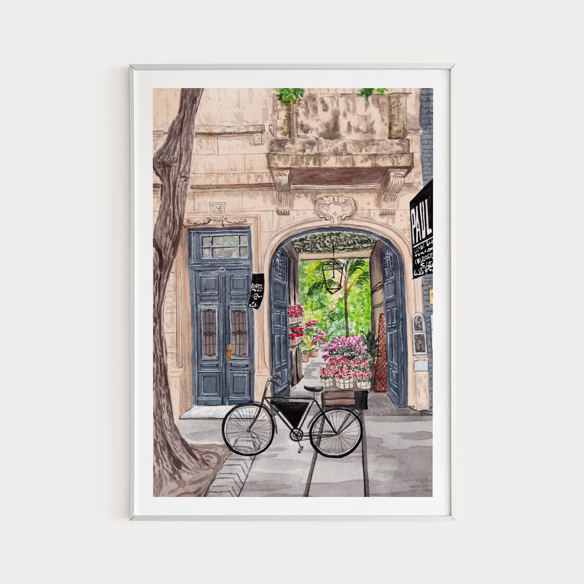 Palermo Buenos Aires Argentina Travel Poster Art