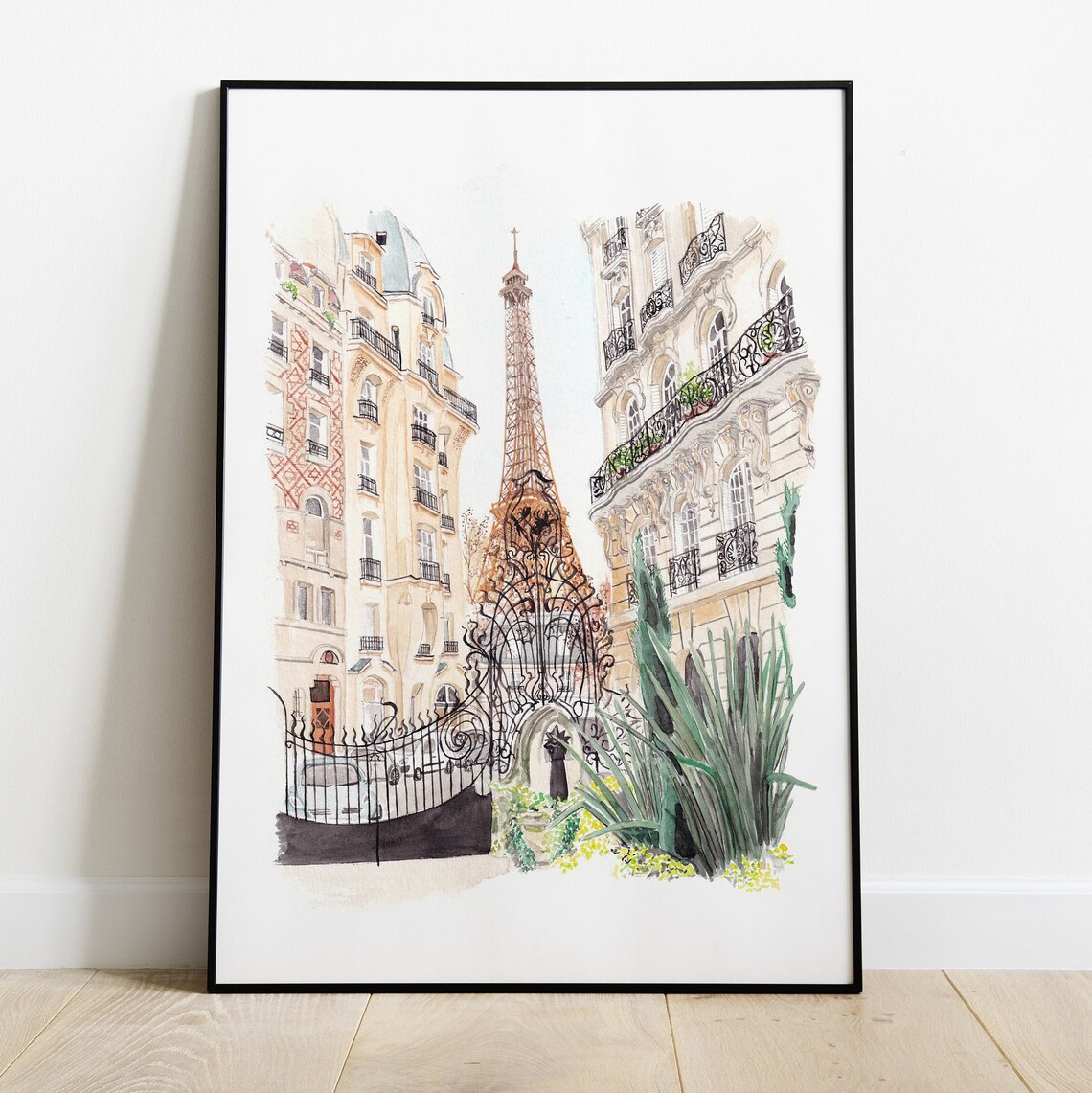 Paris, France Eiffel Tower Travel Poster Art Print - Image 2