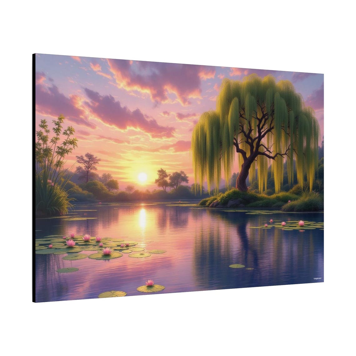 Tranquil Nature Abstract Art Print - Image 2