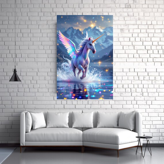Magical Unicorn Fantasy Art Print