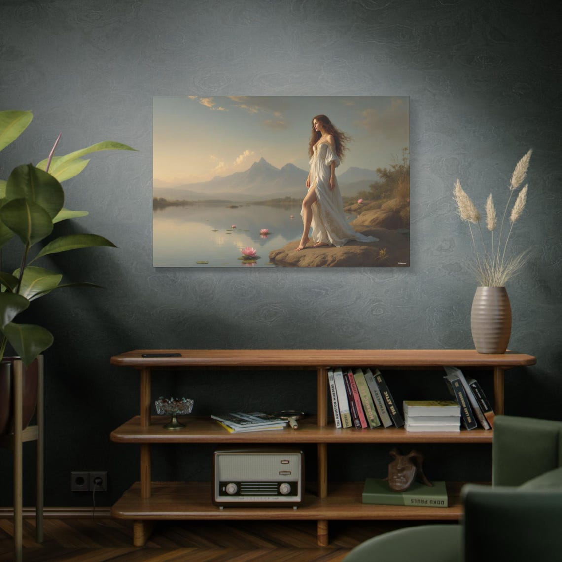 Serene Female Portrait Art Print - Image 3