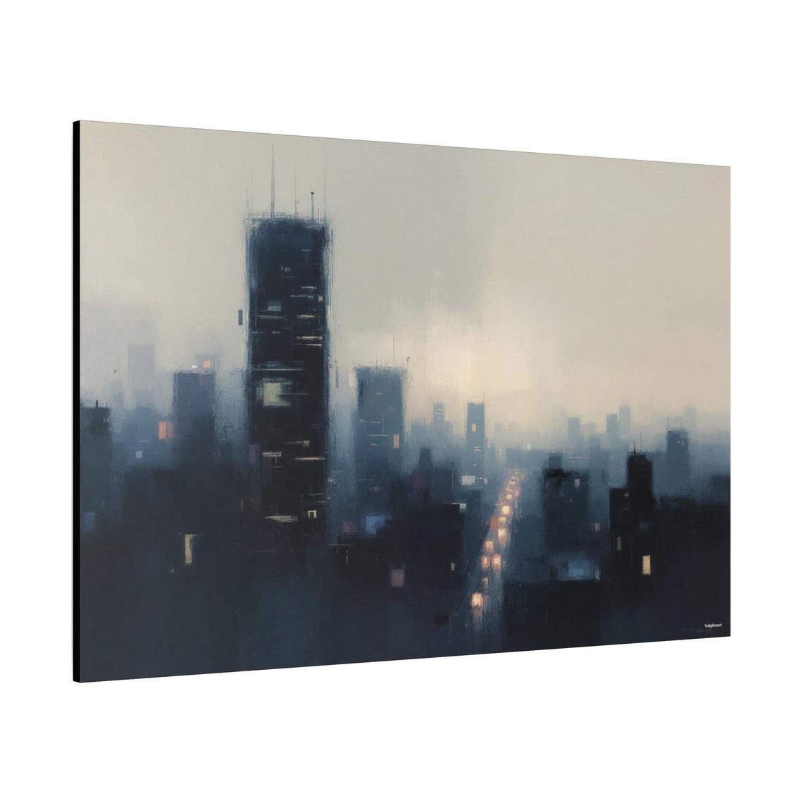 Urban Mist - Modern Abstract Art Print - Image 2