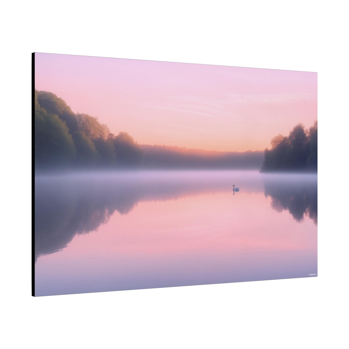 Pastel Morning Reflections, Abstract Art Print - Image 2