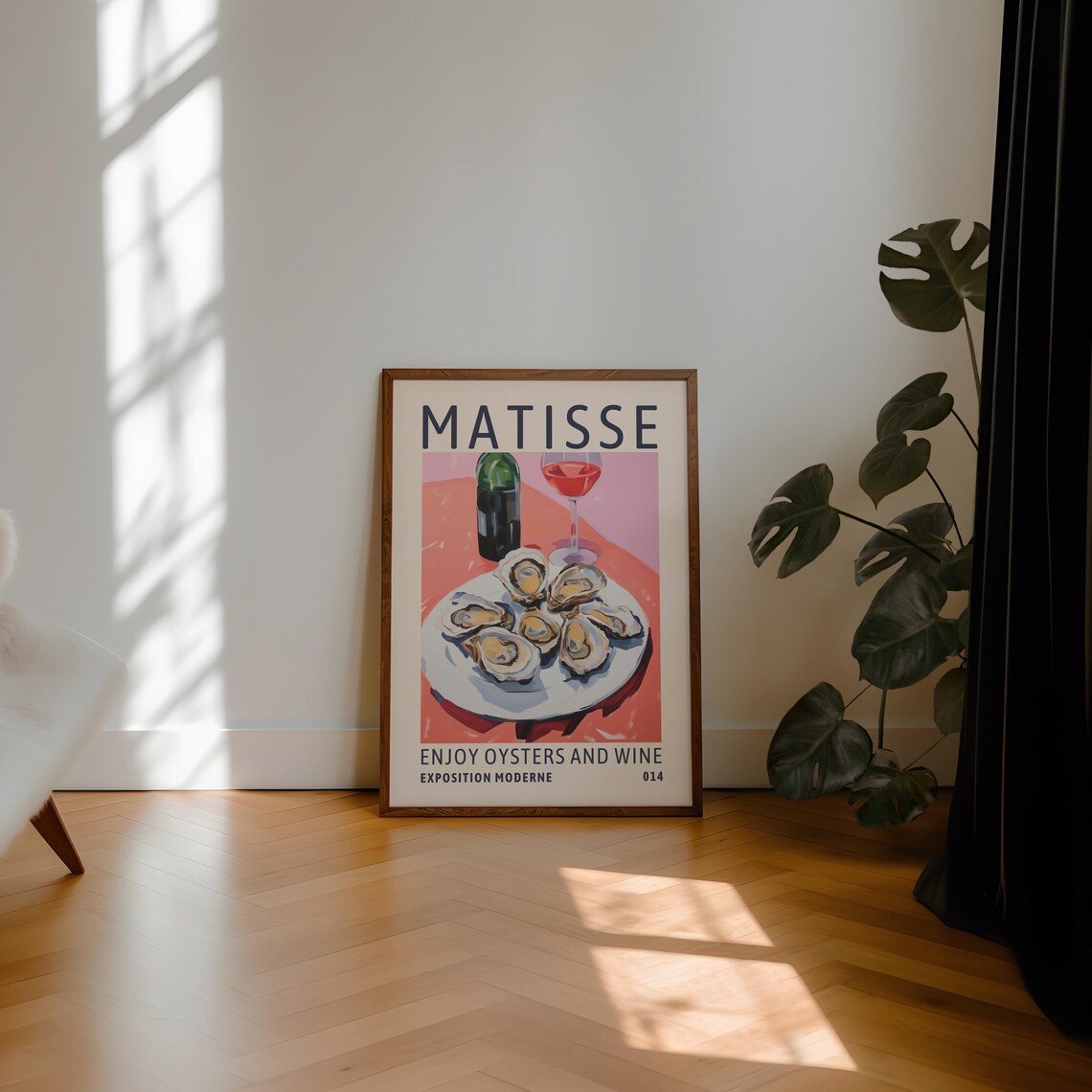 Matisse Oysters And Wine Exposition Moderne French Food Art Poster - Image 3