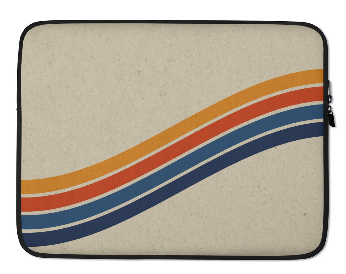 Vintage Style Retro Macbook Pro Laptop Sleeve - Image 2