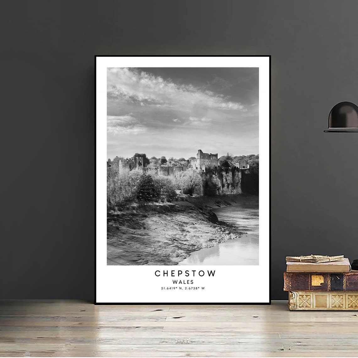 Chepstow Minimalist Travel Poster, Chepstow Wales - Image 2