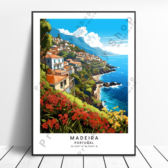 Madeira Home Decor Travel Poster
