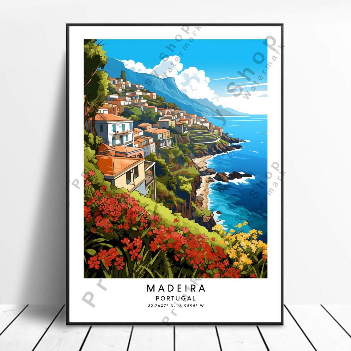 Madeira Home Decor Travel Poster