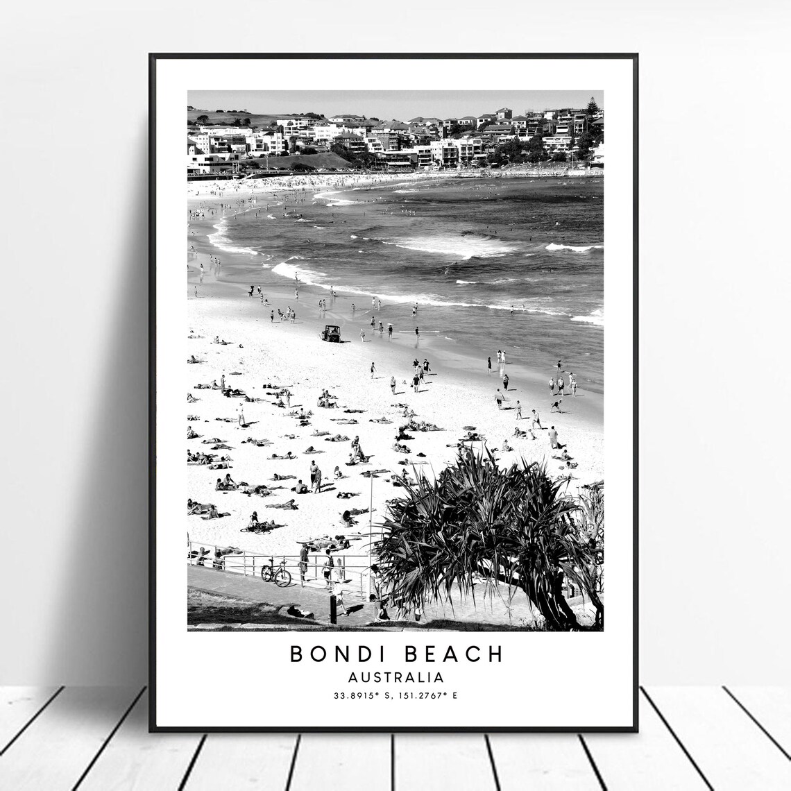 Bondi Beach Australia Travel Poster