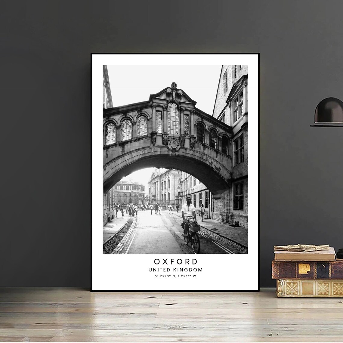 Oxford, United Kingdom Minimalist Travel Poster - Image 2