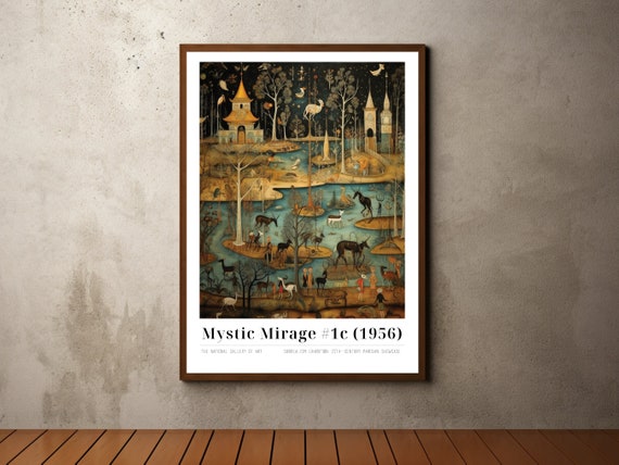 Leonora Carrington Inspired Print Leonora Carrington Poster Surrealism Art Painting Wall Art Art Poster Gothic Fantasy Poster