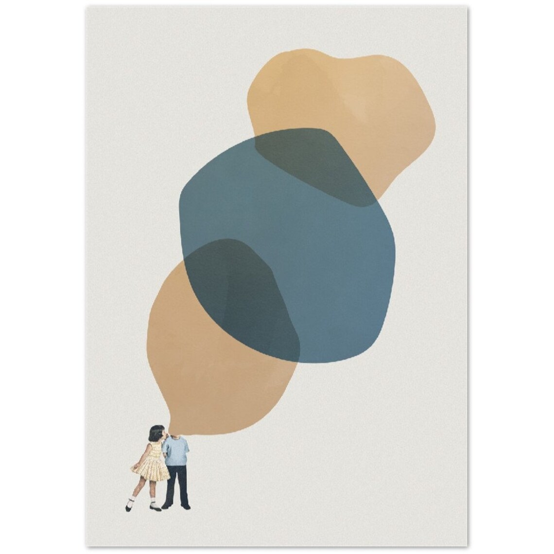 A Thousand Stories To Tell Abstract Art Print - Image 2