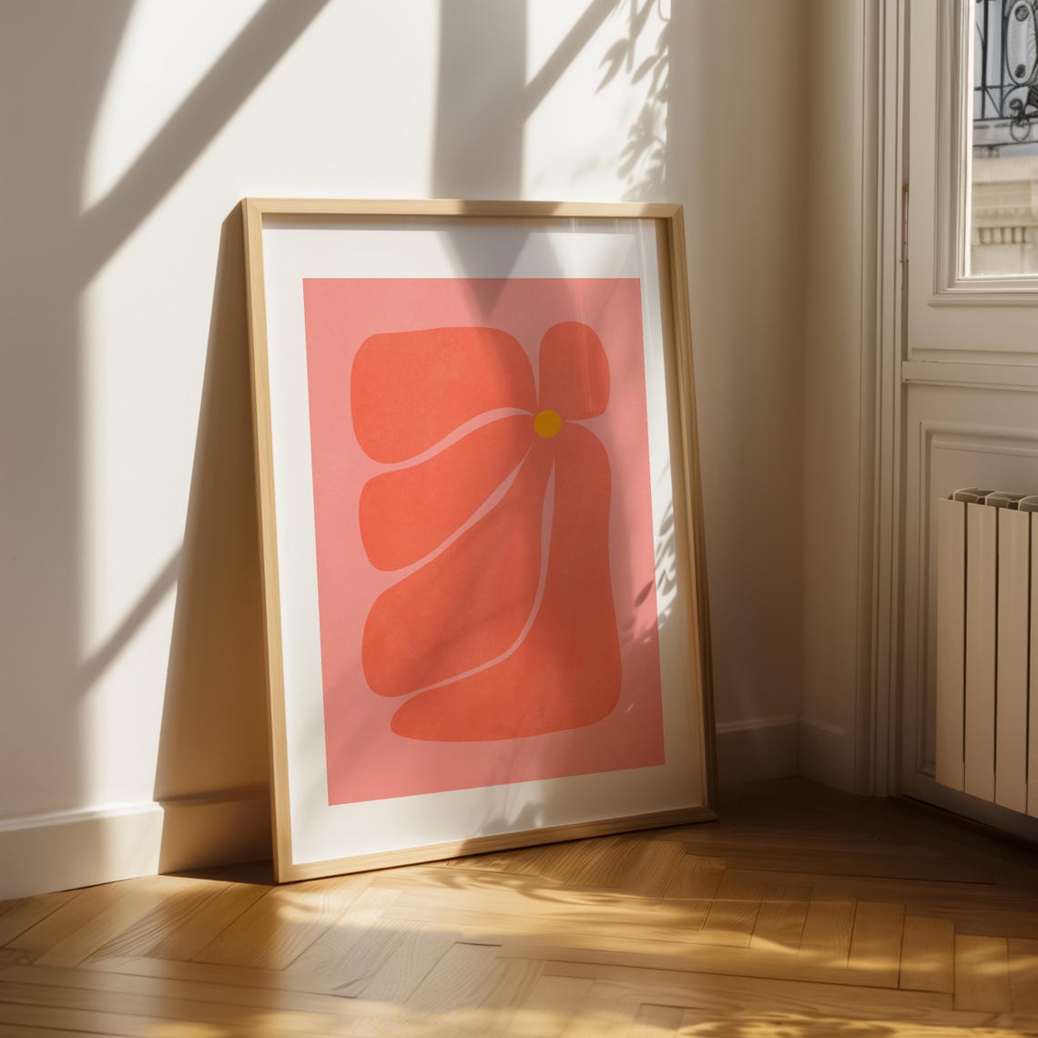 Bold Flower - Floral Art Print