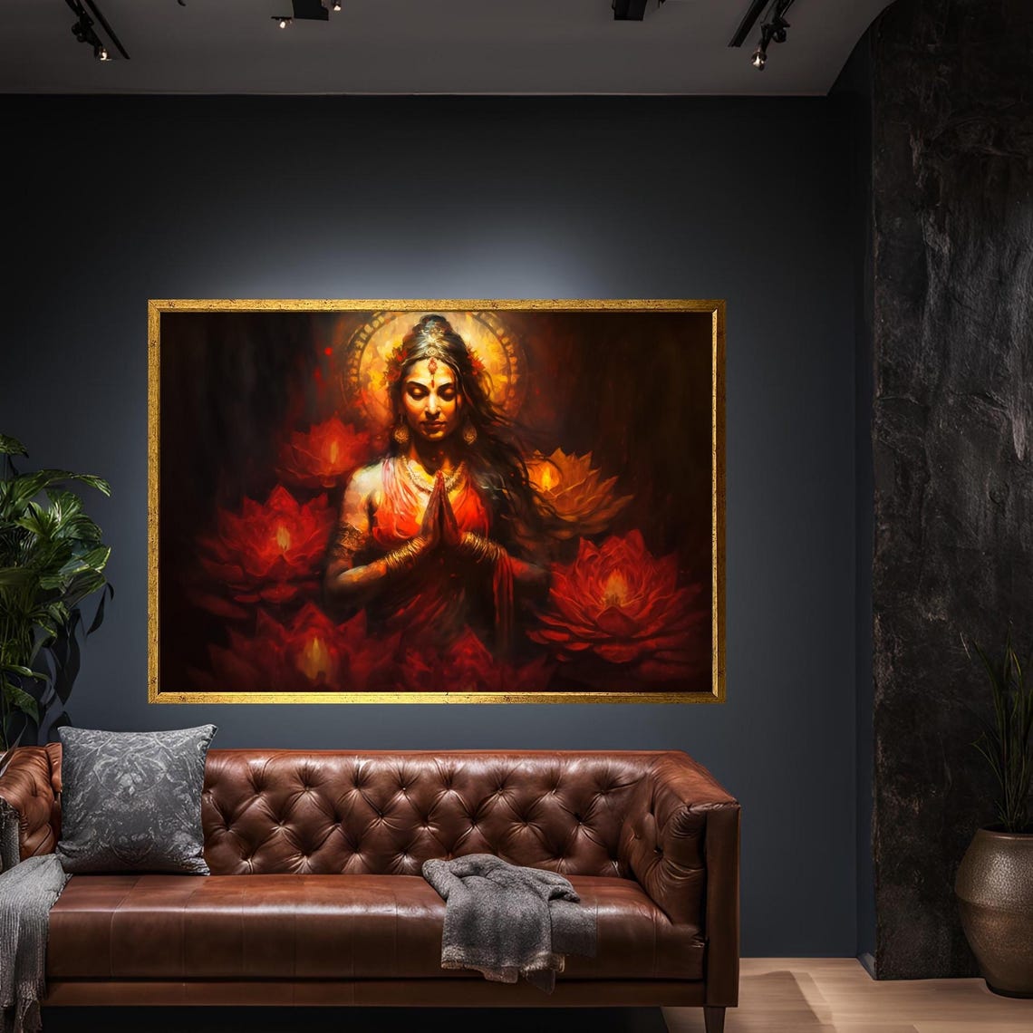 Colorful Buddha Buddhism Canvas Print Painting Wall Art Modern Abstract Home Decor