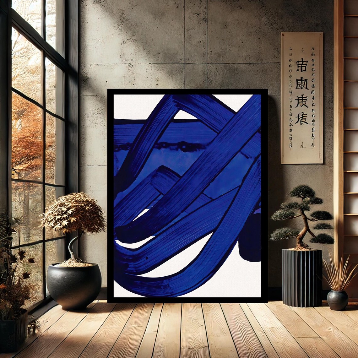 Pierre Soulages Canvas Wall Art Modern Abstract Home Decor Print