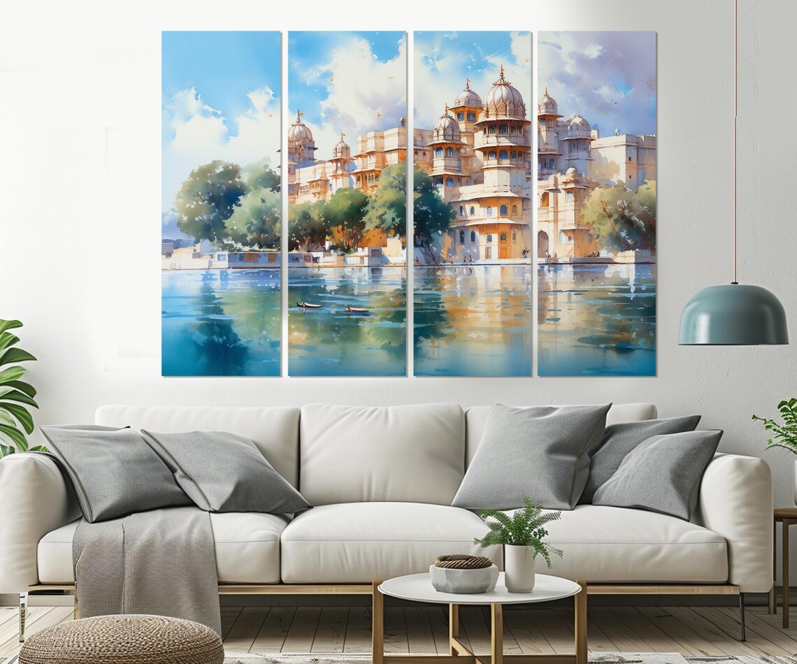 Udaipur City Palace Abstract Art Print, India - Image 2