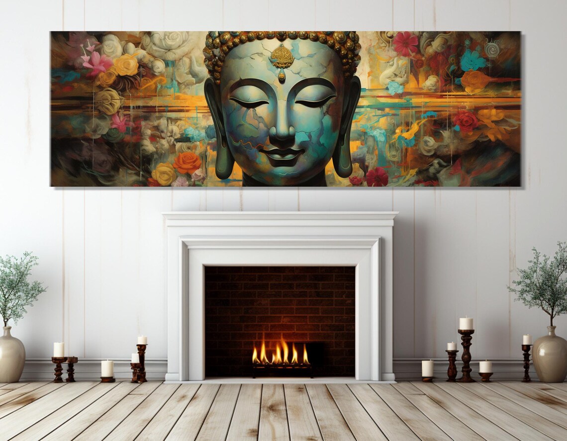 Buddha Abstract Buddhist Meditation Art Print