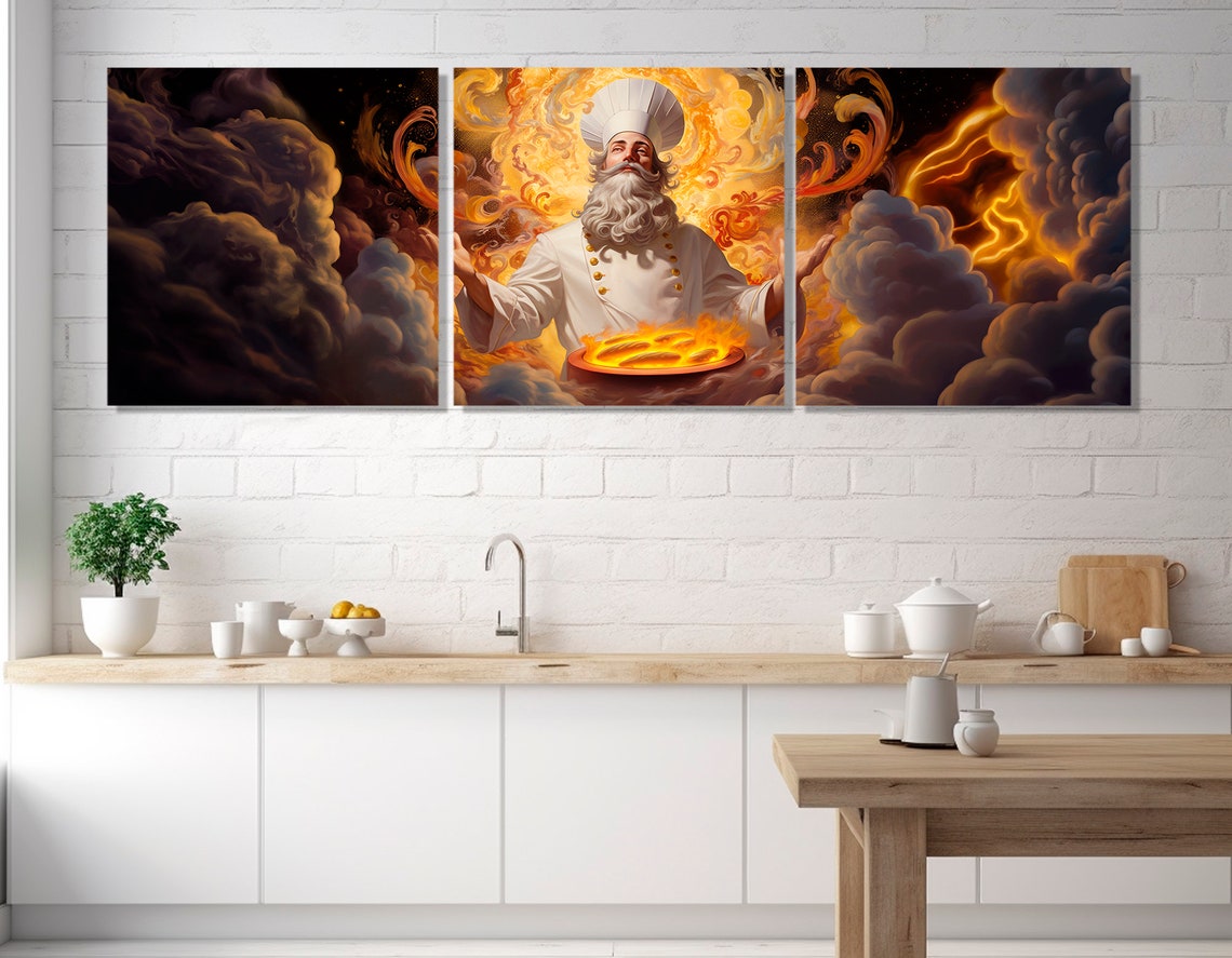 Cooking Wall Art, Chef Gift for Kitchen - Image 4