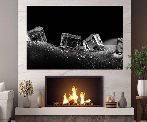 Erotic Wall Art Abstract Erotic Print Black And White Sexy Wall Art Ice Cubes On Nude Body Print Framed And Ready To Hang