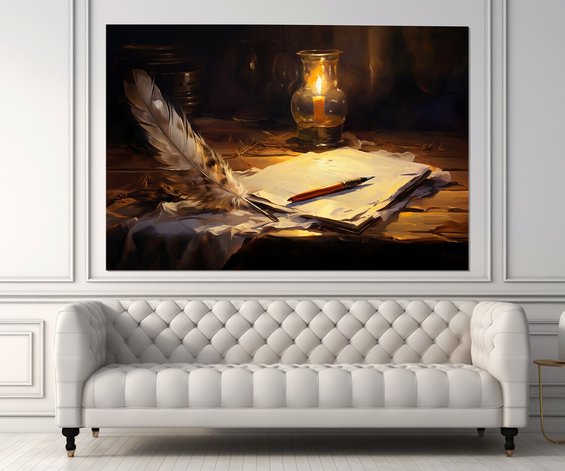 Writer Gift, Abstract Writer Art Print - Image 3