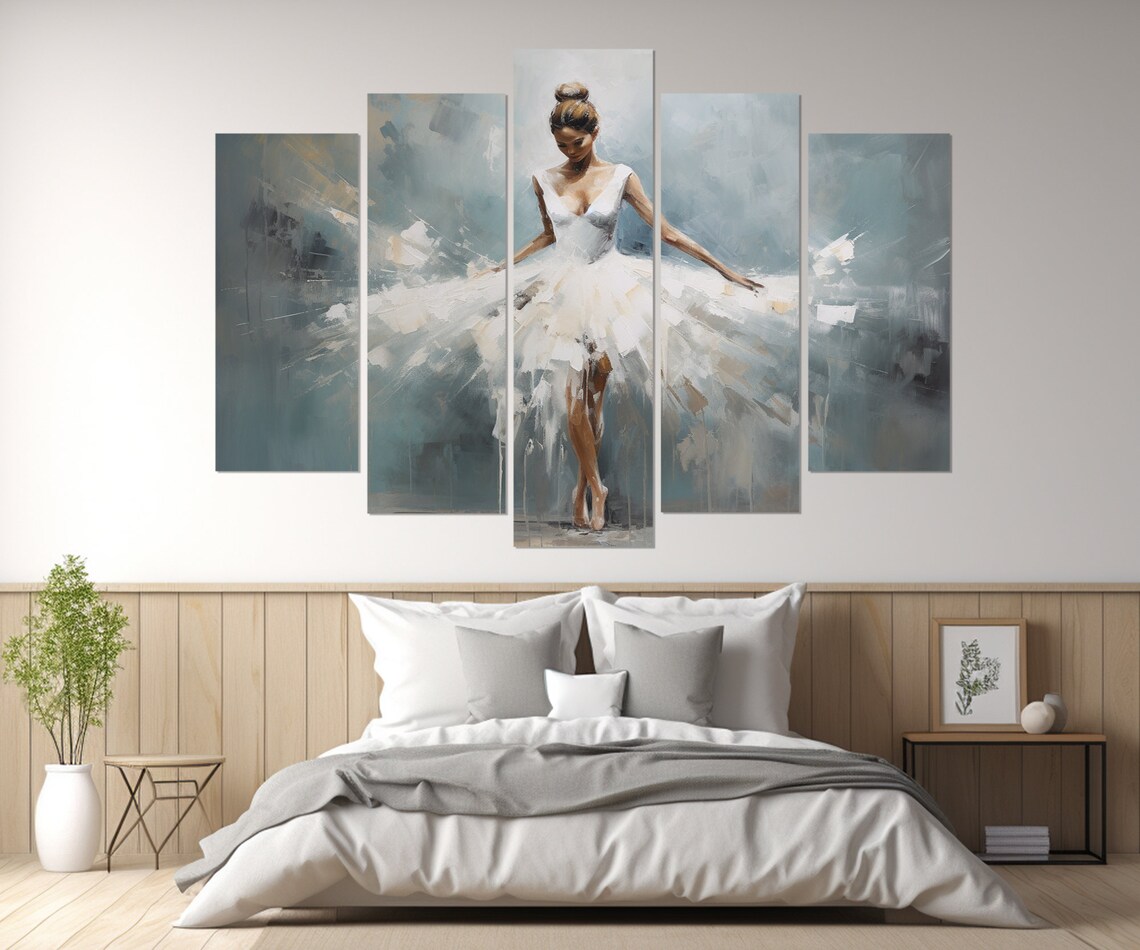 Abstract Ballerina Art Print, Ballet Studio Decor - Image 2