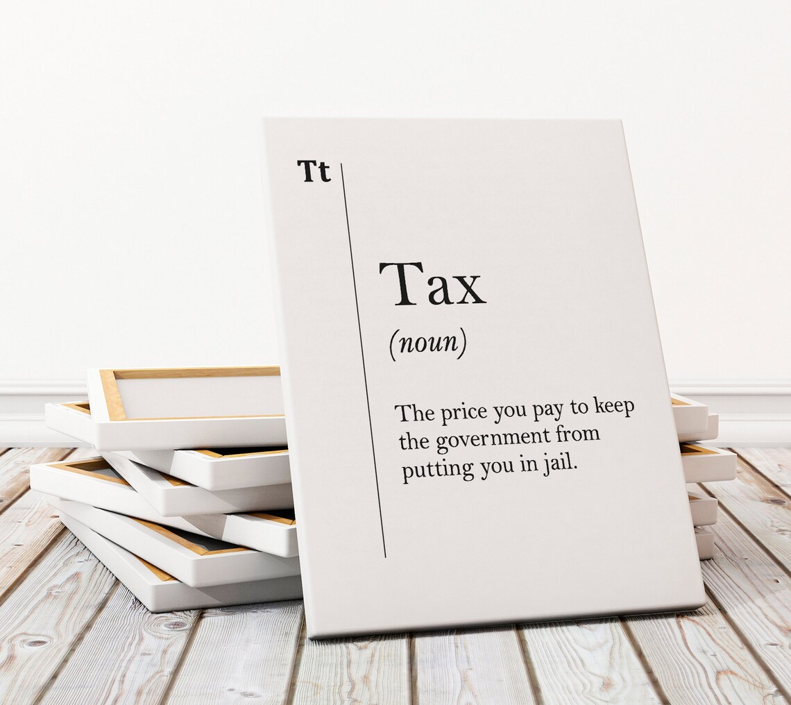 Tax Definition Art Print, Accountant Office Wall Decor - Image 3