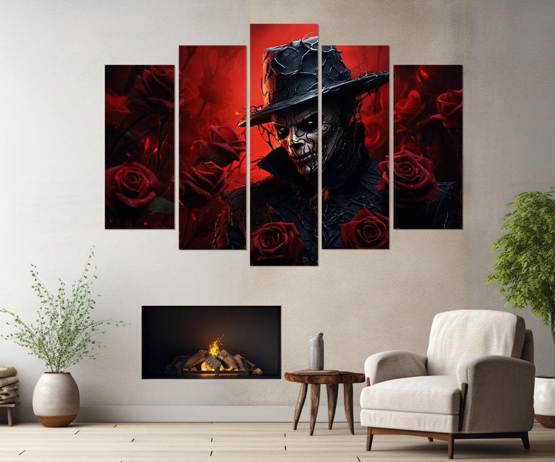 Horror Wall Art Dark Academia Print Gothic Wall Art Framed And Ready To Hang - Image 3