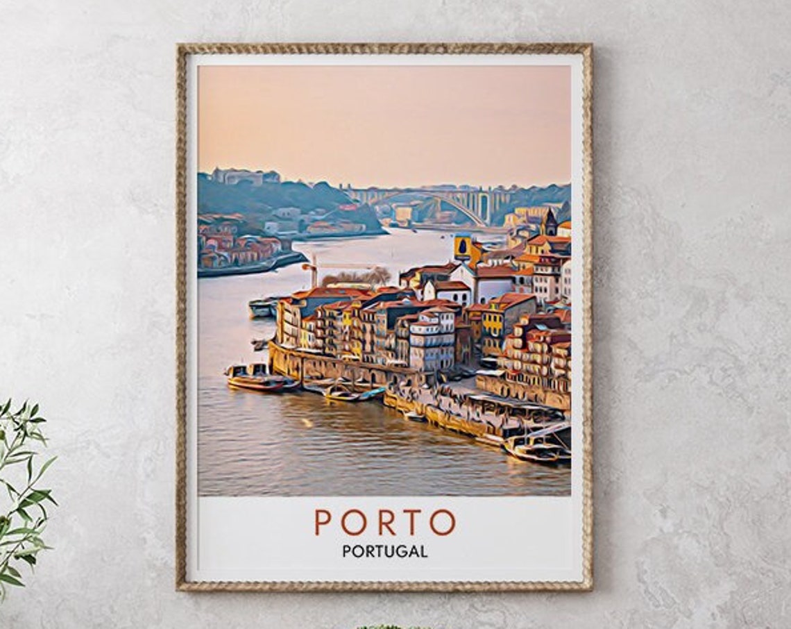 Porto Art Porto Print Portugal Art Portugal Print Porto Poster Portugal Wall Art Portugal Gift Porto Wall Art Porto Gift Porto - Image 2
