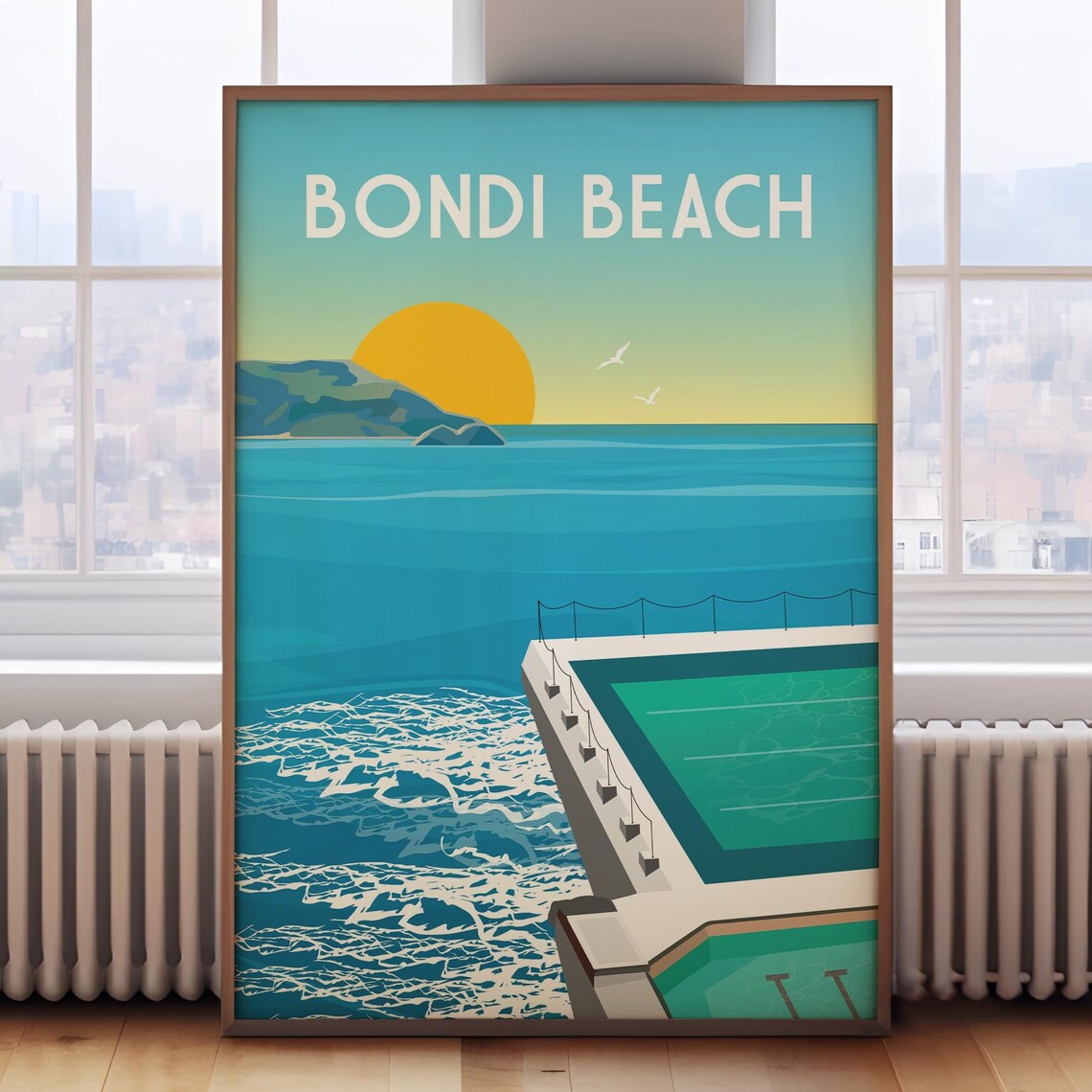 Bondi Beach Sydney, Australia Travel Art Print