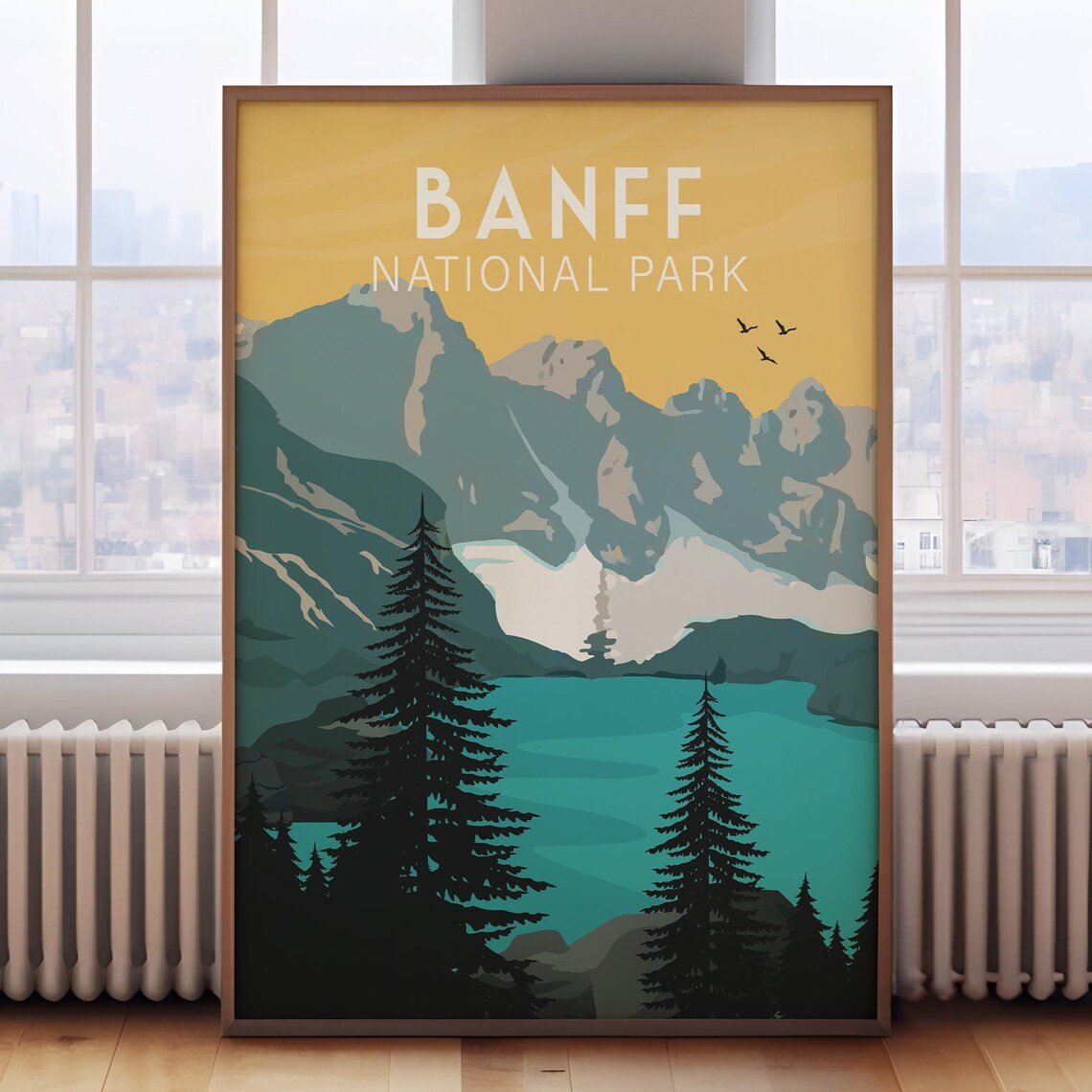 Banff National Park, Canada Travel Poster Print