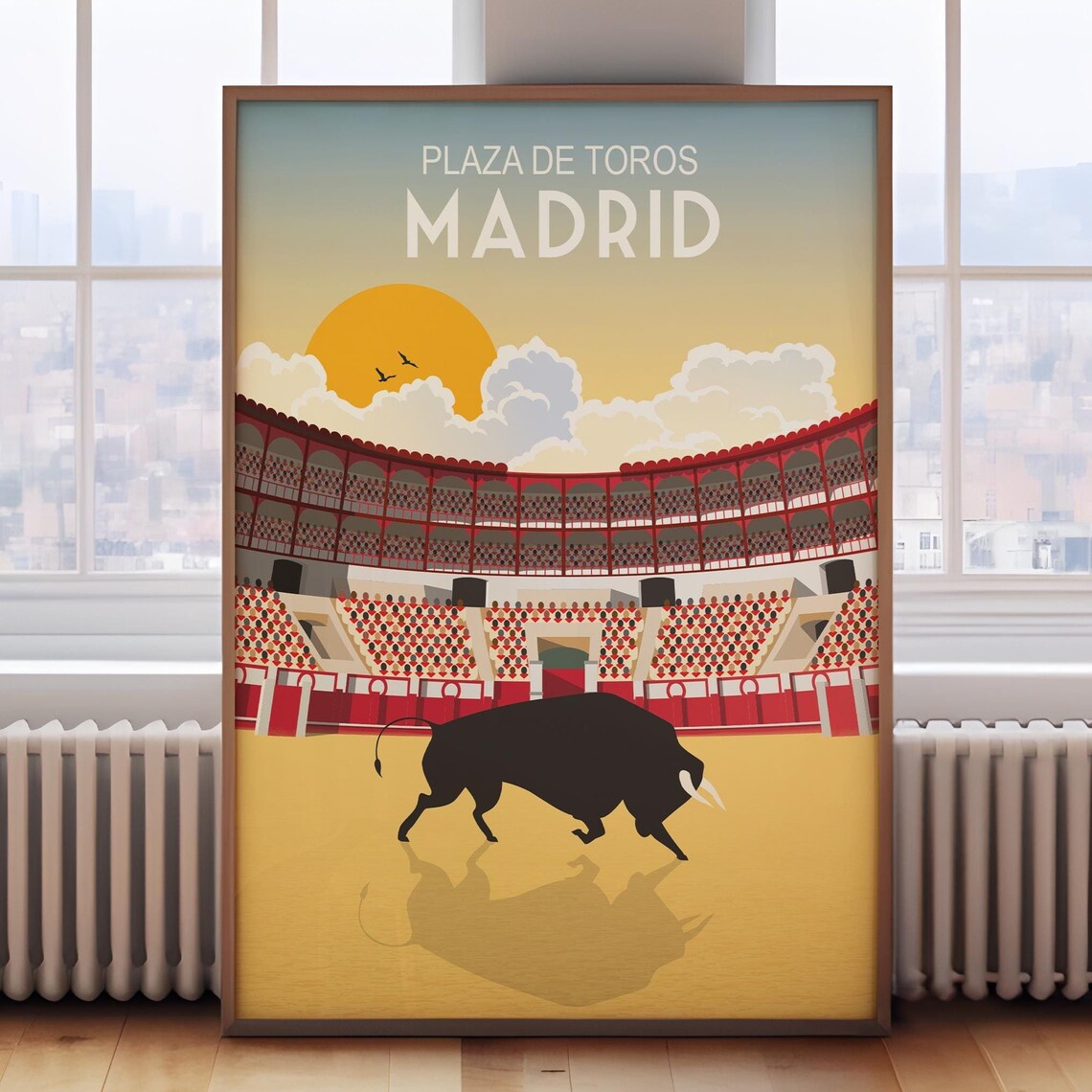 Madrid Plaza De Toros, Madrid Travel Poster Art