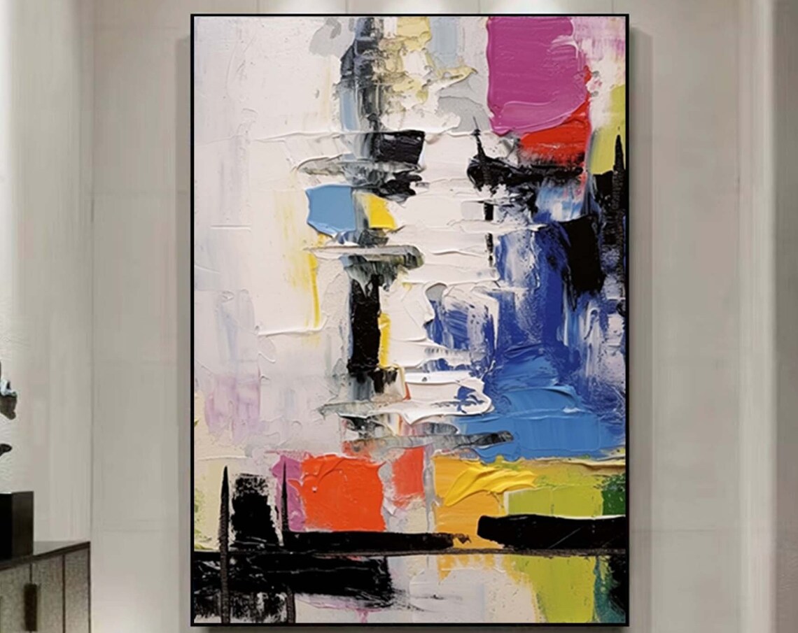 Minimalist Abstract Painting, Modern Wall Art Print