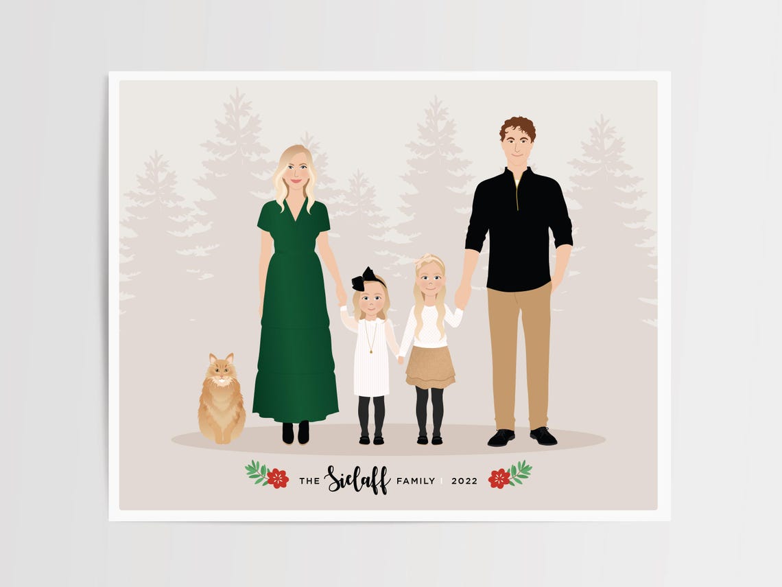 Custom Family Portrait - Image 4