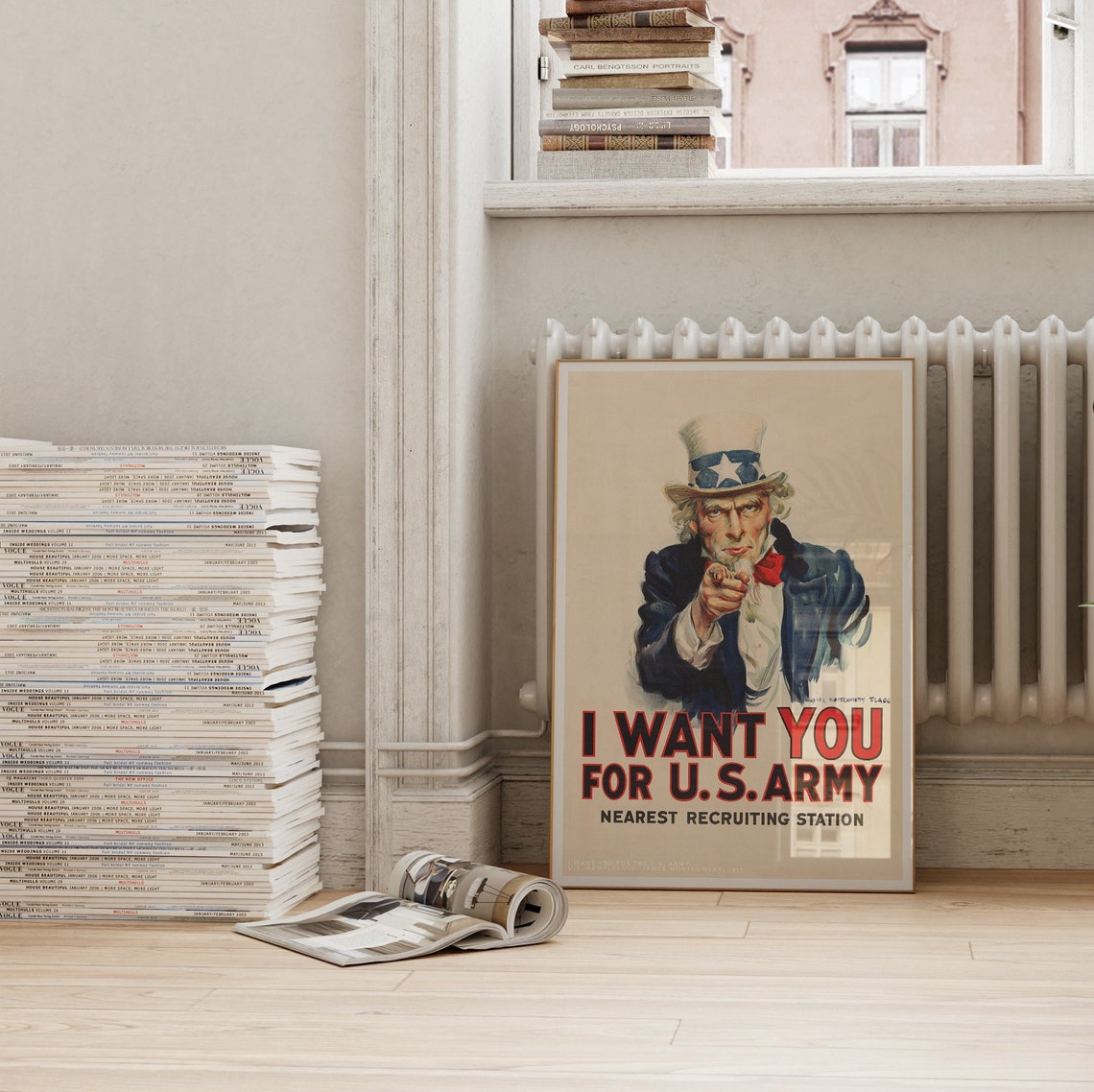 James Montgomery Flagg I Want You For US Army 1917 Uncle Sam Poster - Image 4