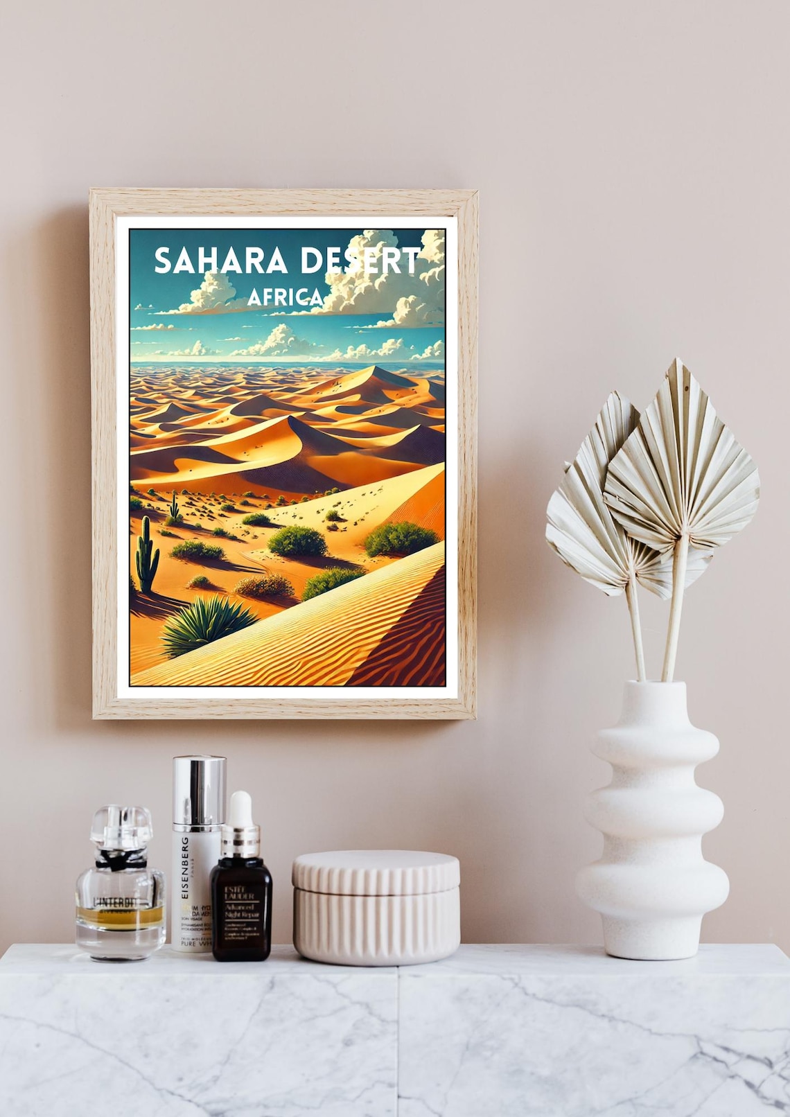 Sahara Desert Travel Poster, Africa Landscape - Image 4