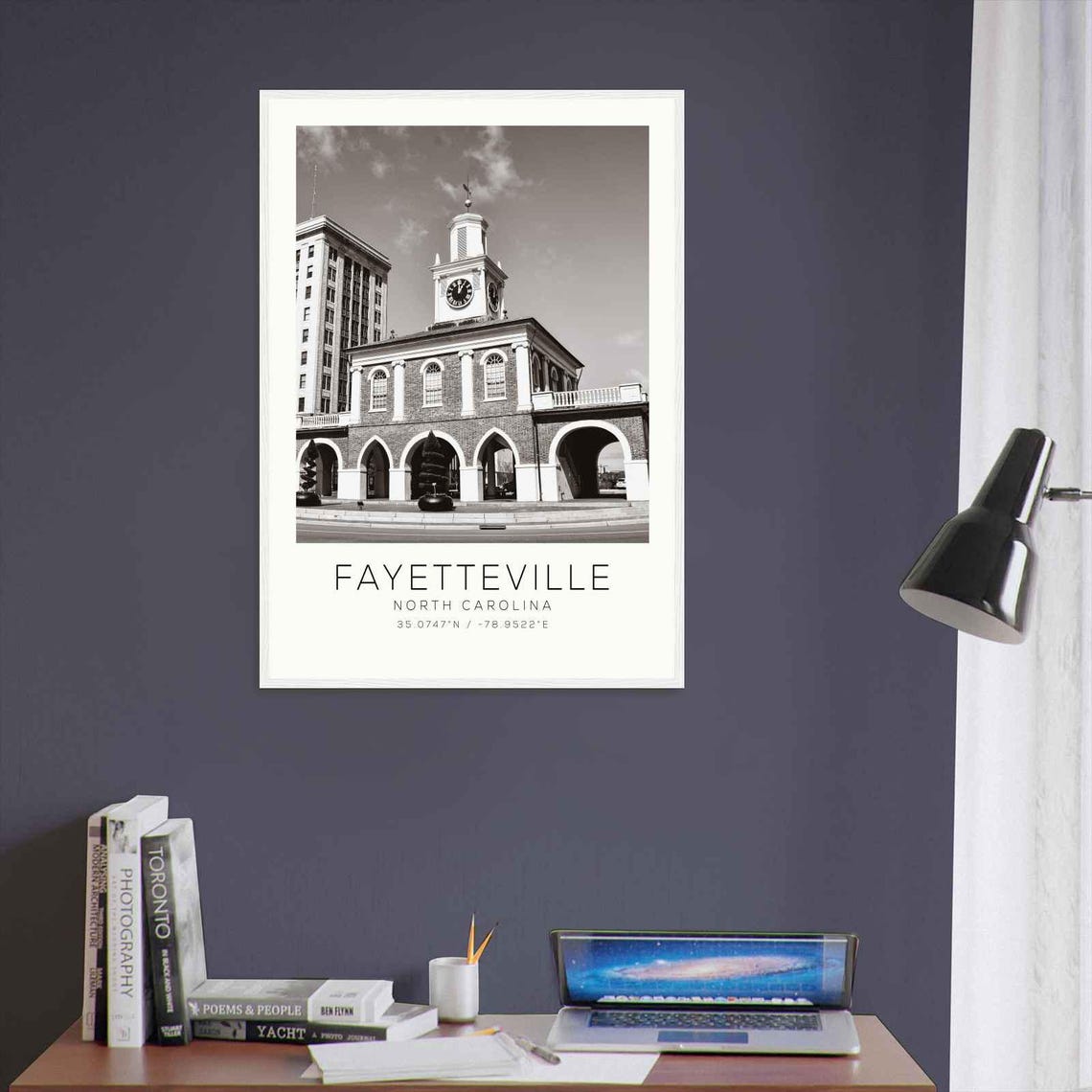 Fayetteville North Carolina Photo Travel Poster Fayetteville Travel Print Minimalist Travel Print Ds1 - Image 3