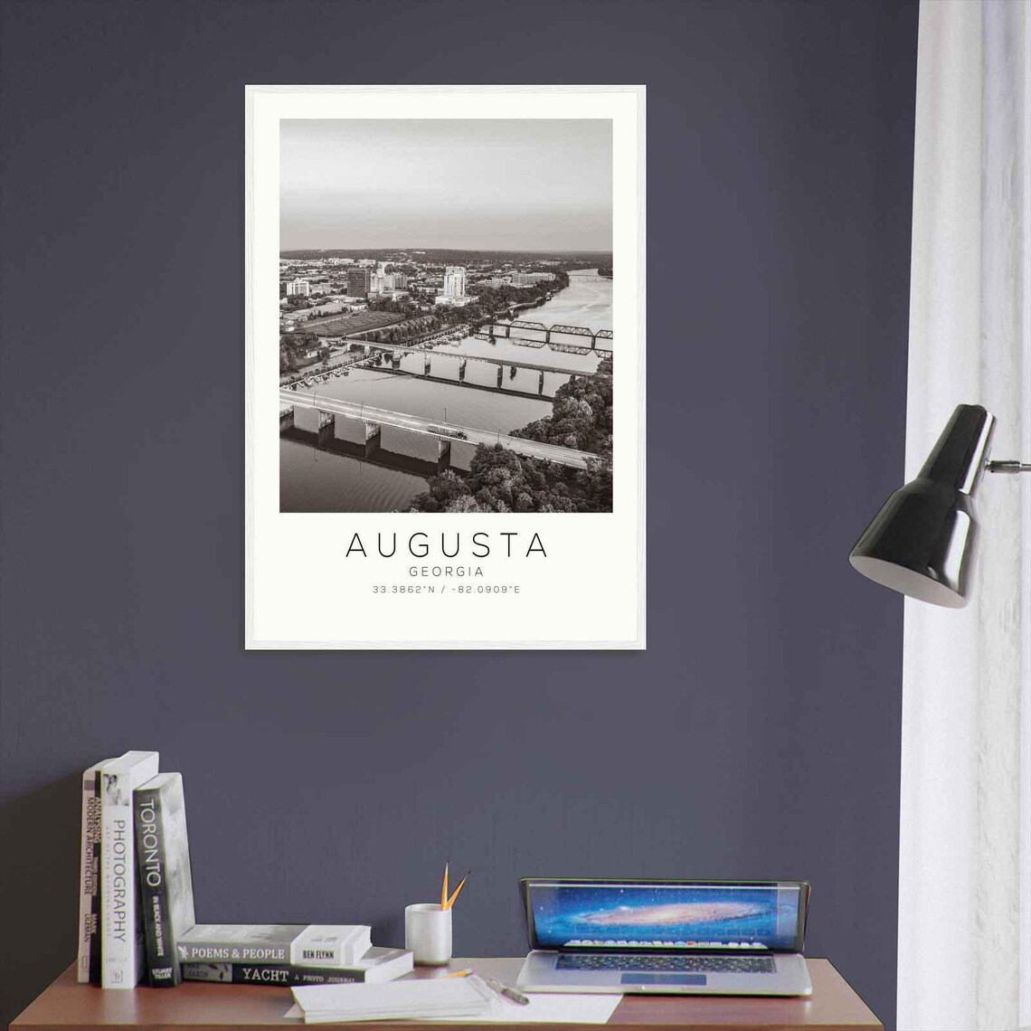 Augusta Georgia Minimalist Travel Poster Print - Image 3