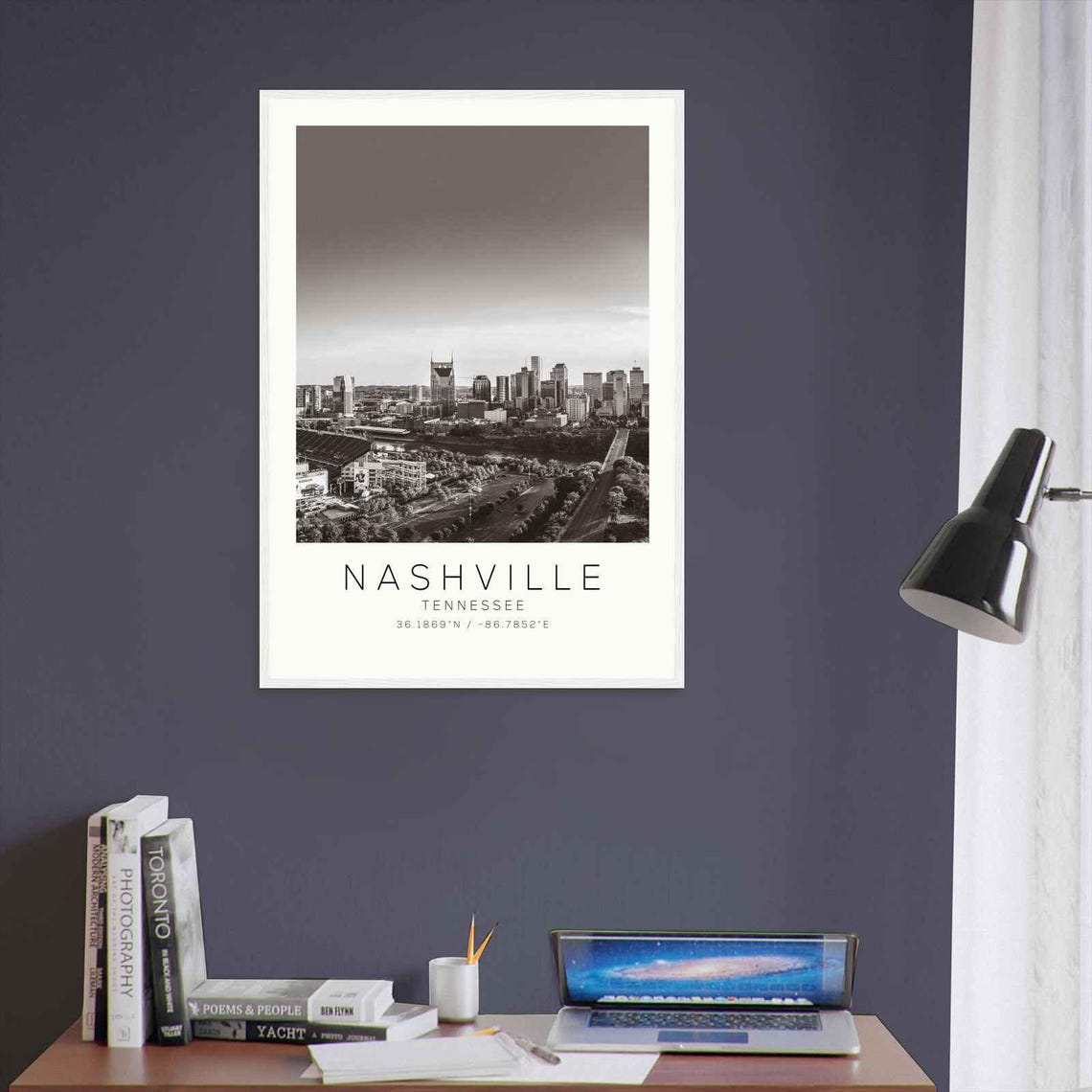 Nashville Tennessee Photo Travel Poster Nashville Travel Print Minimalist Travel Print Ds2 - Image 3