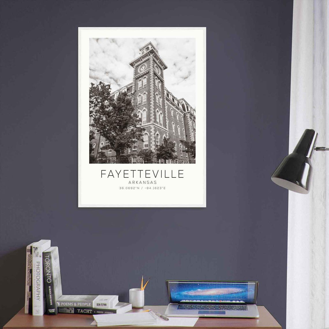 Fayetteville Arkansas Photo Travel Poster Fayetteville Travel Print Minimalist Travel Print Ds2 - Image 3