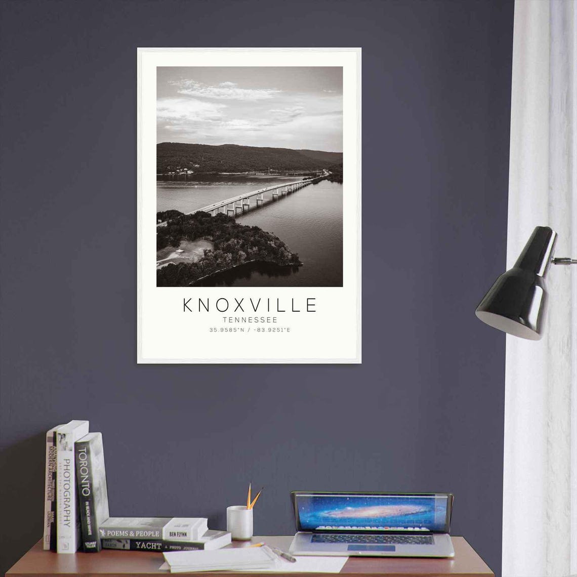 Knoxville Tennessee Ds3 Photo Travel Poster Knoxville Tennessee Travel Print Minimalist Travel Print - Image 3