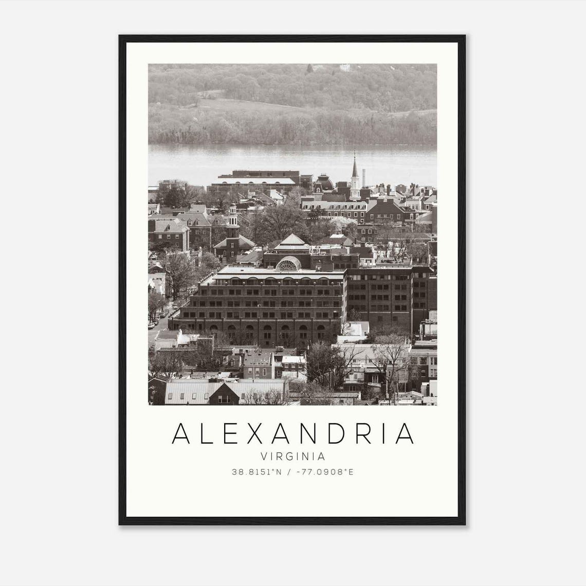 Alexandria Virginia Waterfront Old Town City View Photo Poster